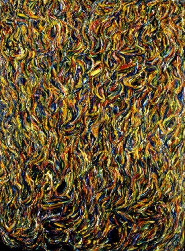 Painting titled "Out of NoWhere" by Francine Kohn Kohn, Original Artwork, Acrylic