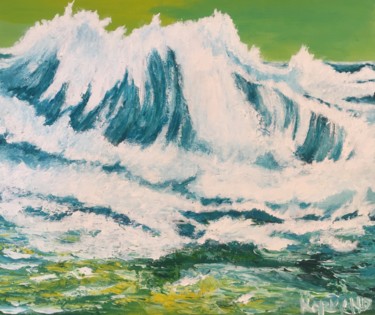 Malerei mit dem Titel "Ouragan" von Normand, Original-Kunstwerk, Acryl