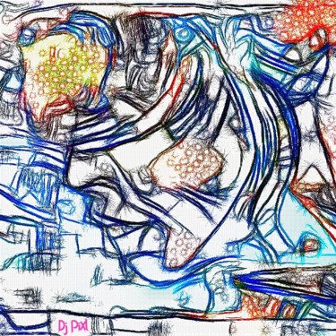 Grafika cyfrowa / sztuka generowana cyfrowo zatytułowany „Bretonne By Dj Pixl” autorstwa Dj Pixl, Oryginalna praca, Malarstw…