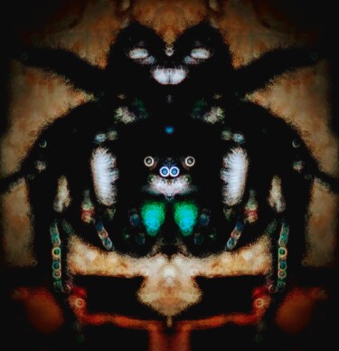 Photographie intitulée "Ghostly spider Art" par Francis Edwin Roe Jr Frank Or Frankie, Œuvre d'art originale, Photographie n…