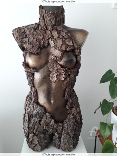 Sculpture titled "VENUS" by Francis G, Original Artwork, Wood