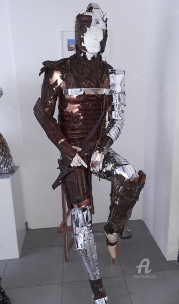 Sculpture titled "ZEUS" by Francis G, Original Artwork, Metals