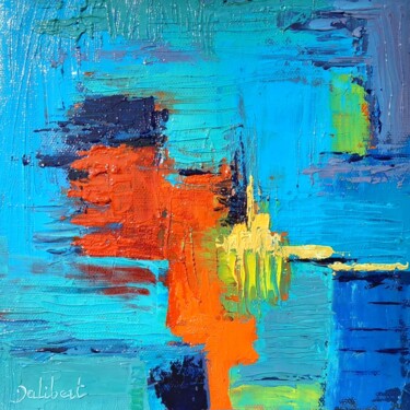 Peinture intitulée "Abstract 32" par Francis Jalibert, Œuvre d'art originale, Huile Monté sur Autre panneau rigide