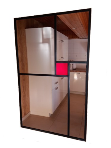 Design / Projektowanie użytkowe zatytułowany „Miroir Mondri 1” autorstwa Francis Priscal, Oryginalna praca, Wystrój domu
