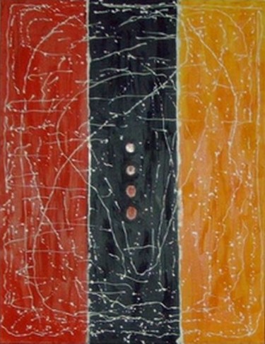 Peinture intitulée "Abstract 9" par Francis Simon, Œuvre d'art originale