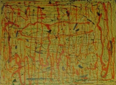 Peinture intitulée "Abstract 10" par Francis Simon, Œuvre d'art originale