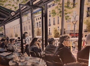 Peinture intitulée "Printemps en terras…" par Francis Stanzione, Œuvre d'art originale, Acrylique