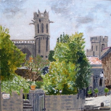 Carcassonne Peinture intitulée "Carcassonne" par Francis Michot, Œuvre d'art originale, Acrylique