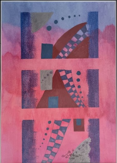 "Abstracto 608" başlıklı Tablo Francisco García Ibarra tarafından, Orijinal sanat, Pastel