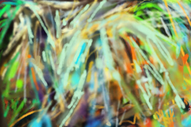 Arte digitale intitolato "RAINFOREST #2" da Francisco Landazábal, Opera d'arte originale, Pittura digitale