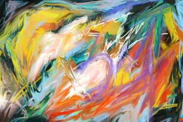 Arte digital titulada "MEDITERRANEAN SUNSH…" por Francisco Landazábal, Obra de arte original, Pintura Digital