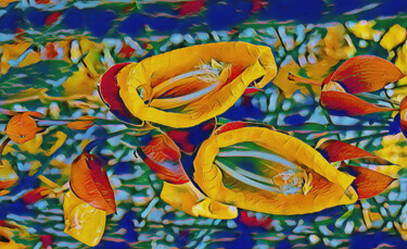 Fotografía titulada "Flores tropicales" por Francisco Lopez Bermudez, Obra de arte original, Fotografía digital