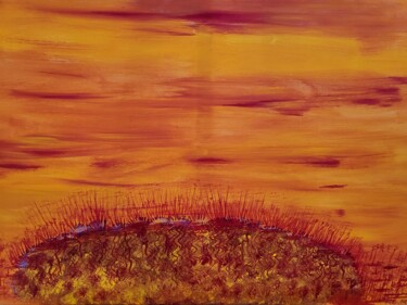 Painting titled "Magic Desert" by Francisco Medina-Cano, Original Artwork, Acrylic