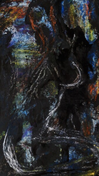 Pittura intitolato "mise-a-nu" da Francisco Mendes, Opera d'arte originale, Olio
