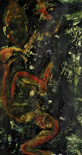 Malerei mit dem Titel "et puis on danse" von Francisco Mendes, Original-Kunstwerk, Öl