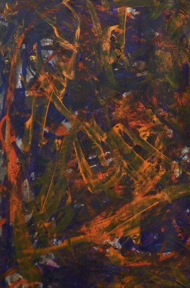 Pintura titulada "tapis volant" por Francisco Mendes, Obra de arte original, Acrílico