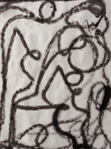 Картина под названием "un peu dans le cira…" - Francisco Mendes, Подлинное произведение искусства, Воск