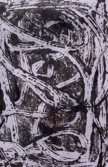Картина под названием "nu*--" - Francisco Mendes, Подлинное произведение искусства, Чернила