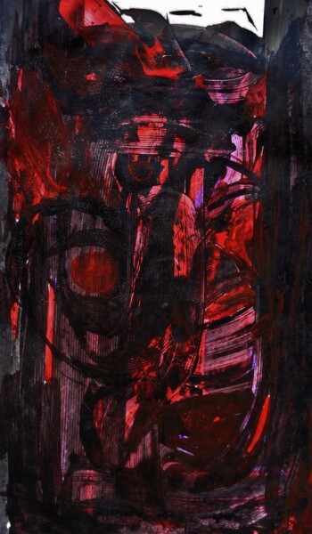 Peinture intitulée "volatile" par Francisco Mendes, Œuvre d'art originale, Acrylique