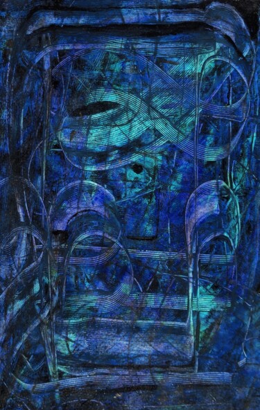 Картина под названием "les gondoles à Veni…" - Francisco Mendes, Подлинное произведение искусства, Акрил