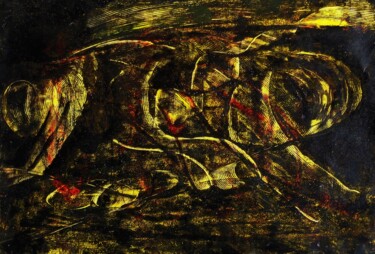 Peinture intitulée "une  mouche" par Francisco Mendes, Œuvre d'art originale, Acrylique