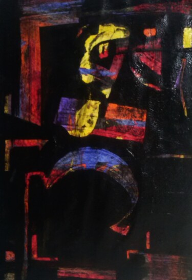 Peinture intitulée "Oméga" par Francisco Mendes, Œuvre d'art originale, Acrylique
