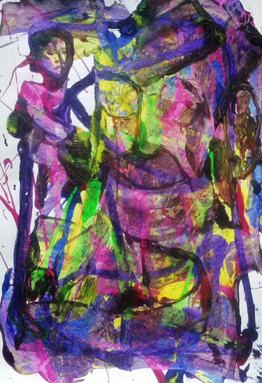 Pintura titulada "coquille vide" por Francisco Mendes, Obra de arte original, Acrílico