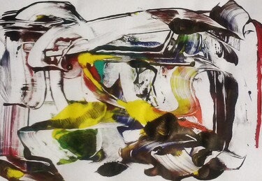 Pintura intitulada "era um passarinho q…" por Francisco Mendes, Obras de arte originais, Acrílico