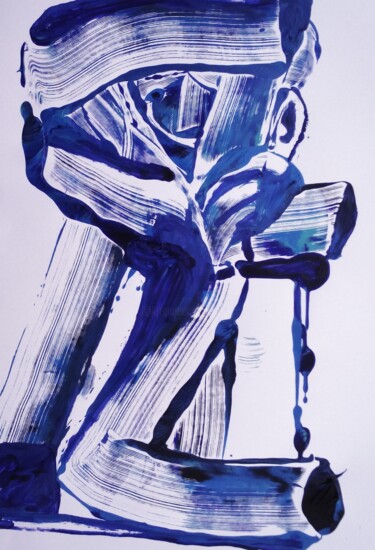 Peinture intitulée "croix de bois" par Francisco Mendes, Œuvre d'art originale, Acrylique