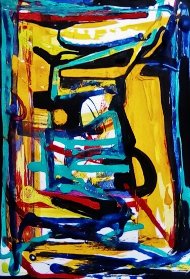 Painting titled "You Never Can Tell" by Francisco Mendes, Original Artwork, Acrylic