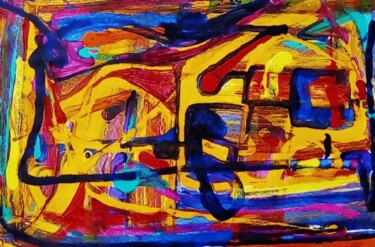 Peinture intitulée "c'est feng shui mai…" par Francisco Mendes, Œuvre d'art originale, Acrylique