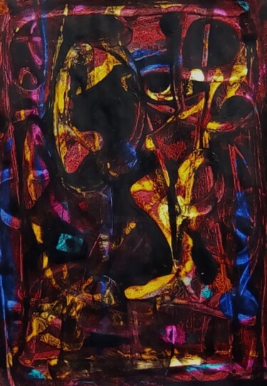 Peinture intitulée "sans titre titre?)=…" par Francisco Mendes, Œuvre d'art originale, Acrylique