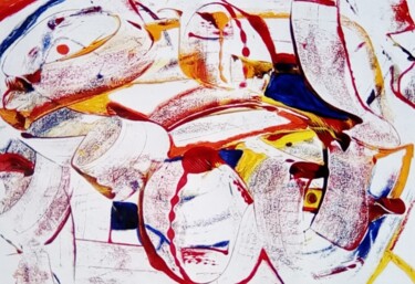 Peinture intitulée "subliminal (c'est m…" par Francisco Mendes, Œuvre d'art originale, Acrylique