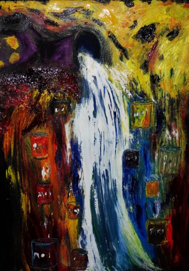 Painting titled "moi moi moi" by Francisco Mendes, Original Artwork