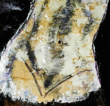 Картина под названием "sensualité" - Francisco Mendes, Подлинное произведение искусства, Масло