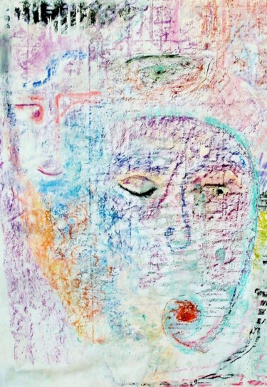 Картина под названием "conscience" - Francisco Mendes, Подлинное произведение искусства, Масло
