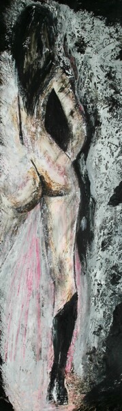 Peinture intitulée "nue" par Francisco Mendes, Œuvre d'art originale, Huile