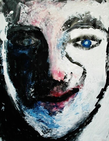 Peinture intitulée "moi" par Francisco Mendes, Œuvre d'art originale, Acrylique
