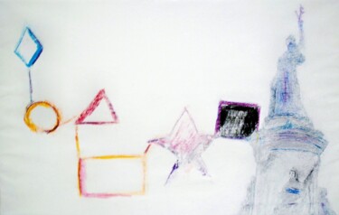 Картина под названием "citoyen" - Francisco Mendes, Подлинное произведение искусства, Акрил