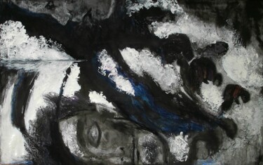 Peinture intitulée "au lever du jour" par Francisco Mendes, Œuvre d'art originale, Encre