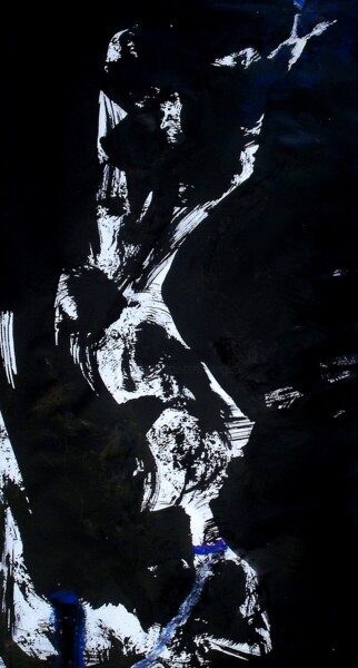 Peinture intitulée "l'âme enchaînée dan…" par Francisco Mendes, Œuvre d'art originale, Encre