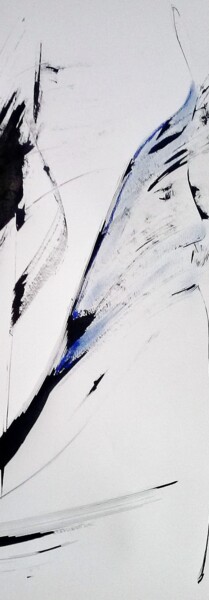 Peinture intitulée "trait de plume" par Francisco Mendes, Œuvre d'art originale, Encre