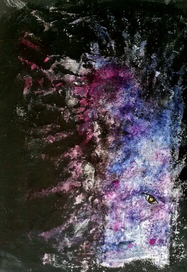 Malerei mit dem Titel "déflagration" von Francisco Mendes, Original-Kunstwerk, Tinte