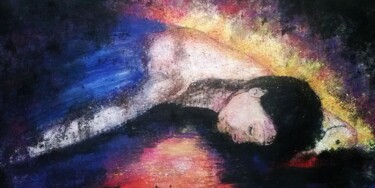 Peinture intitulée "le corps a danse l’…" par Francisco Mendes, Œuvre d'art originale, Encre