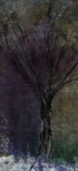 Peinture intitulée "voila l'arbre qui m…" par Francisco Mendes, Œuvre d'art originale, Encre