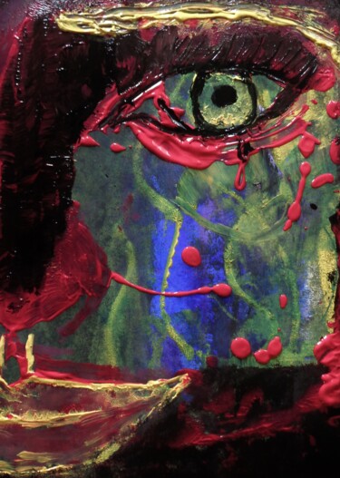 Peinture intitulée "regarde moi" par Francisco Mendes, Œuvre d'art originale, Acrylique
