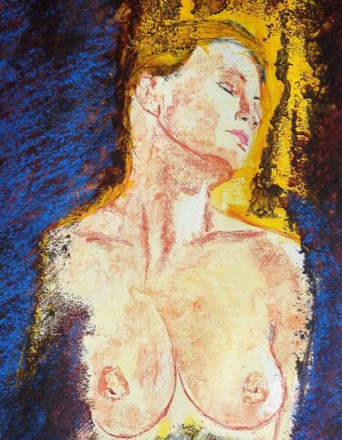 Peinture intitulée "nu" par Francisco Mendes, Œuvre d'art originale, Encre