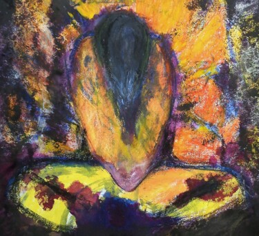 Peinture intitulée "je veux du soleil" par Francisco Mendes, Œuvre d'art originale, Encre