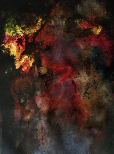 Peinture intitulée "des ombres dans ma…" par Francisco Mendes, Œuvre d'art originale, Encre