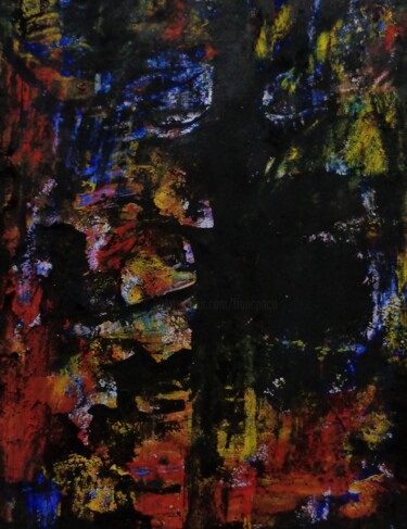 Pintura titulada "réaction ou réflexi…" por Francisco Mendes, Obra de arte original, Oleo
